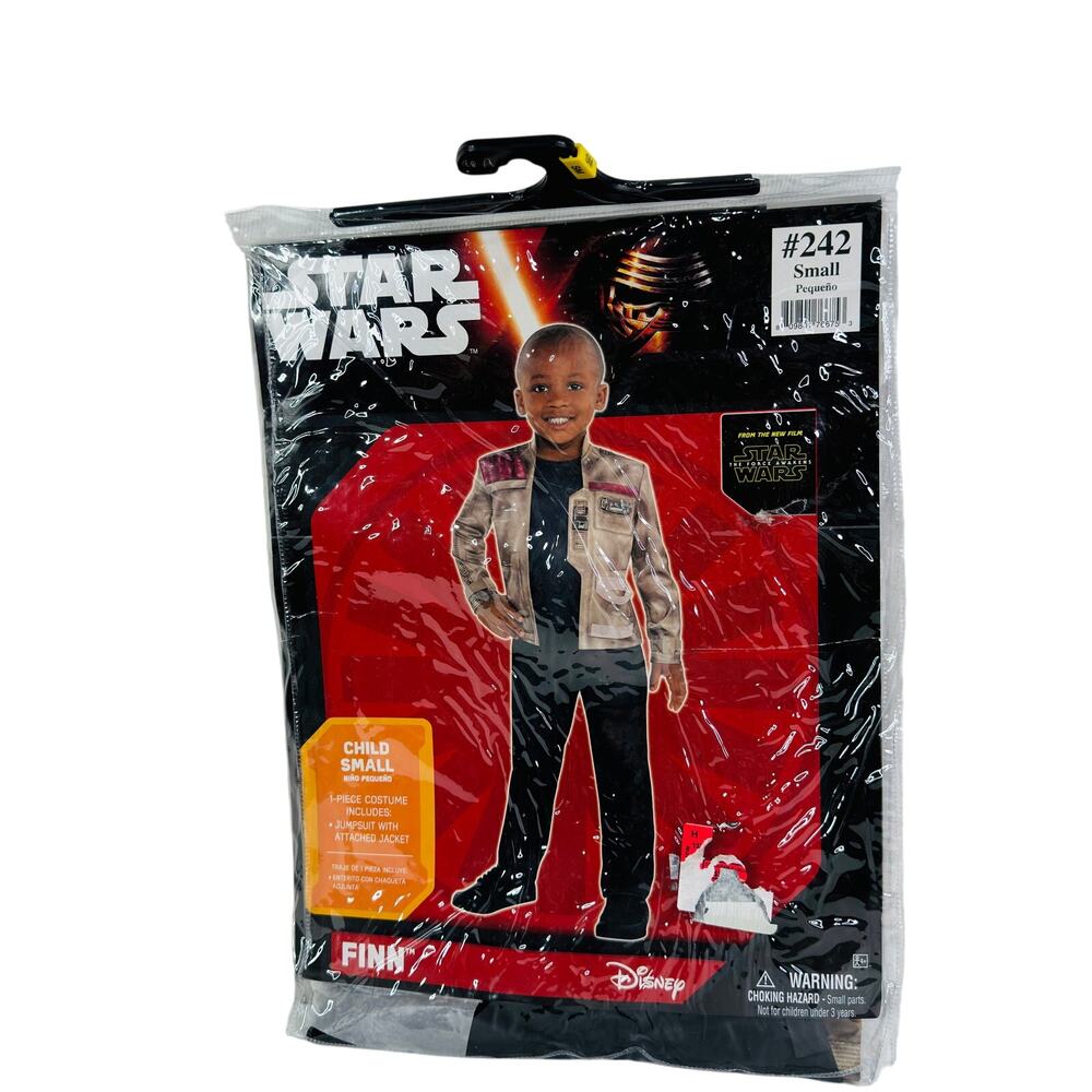 Disney Star Wars The Force Awakens‎ Finn Costume Kids/Child Small US 4-6 Yrs